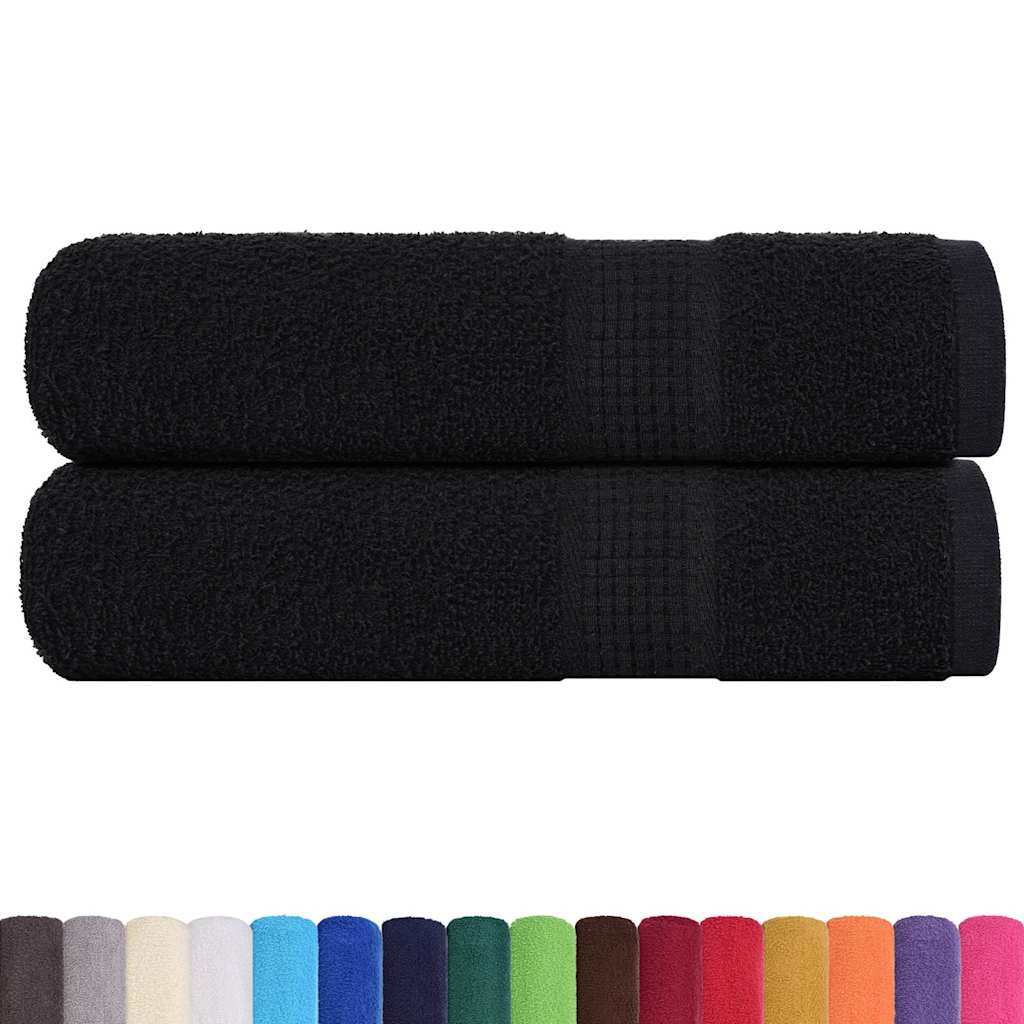 2 db fekete FROGN fürdőlepedő 100 x 150 cm 360 g/m²