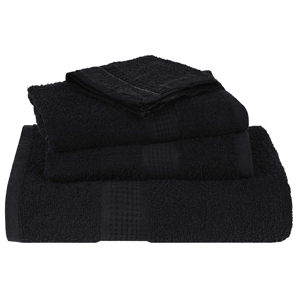 2 db fekete FROGN fürdőlepedő 100 x 150 cm 360 g/m²