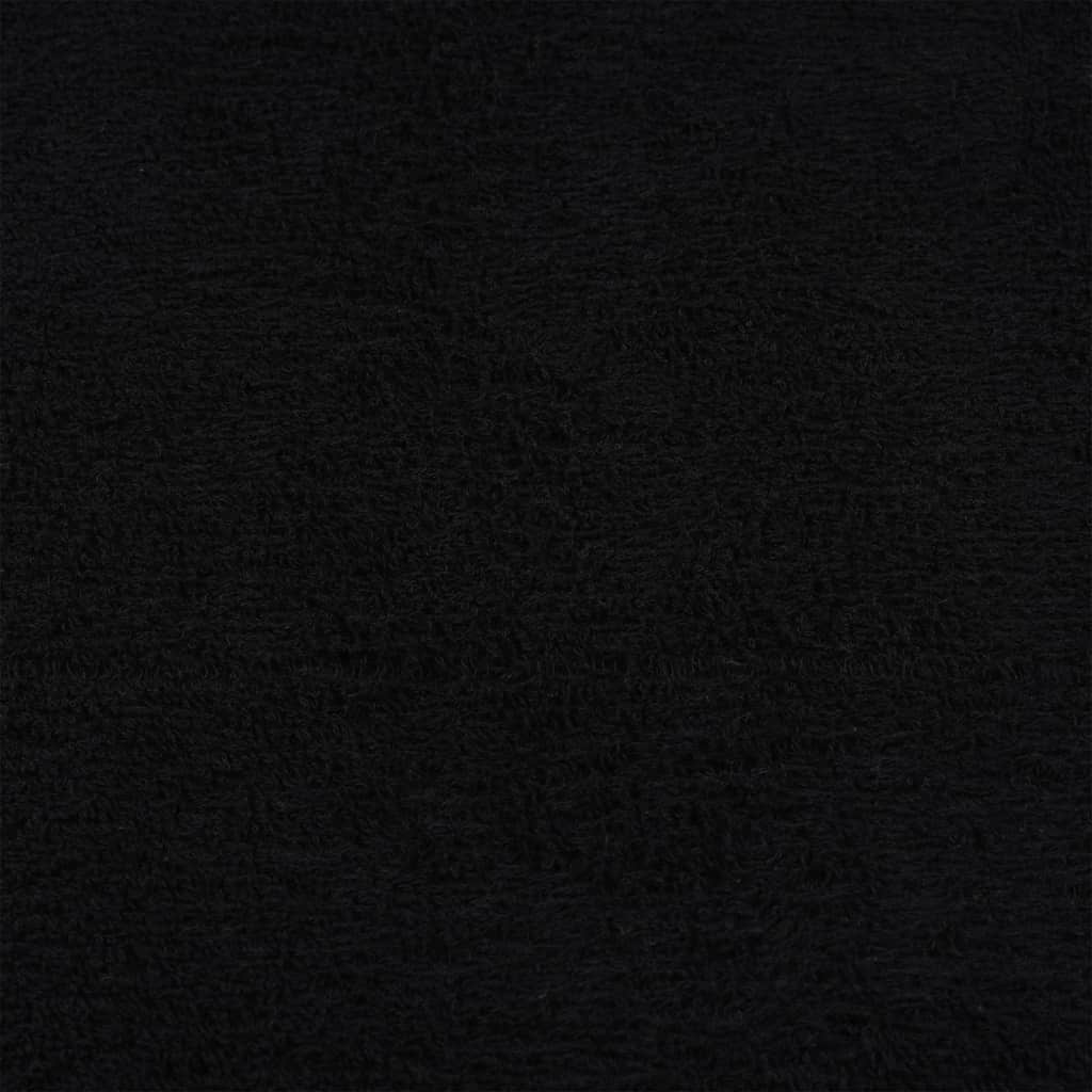 2 db fekete FROGN fürdőlepedő 100 x 150 cm 360 g/m²