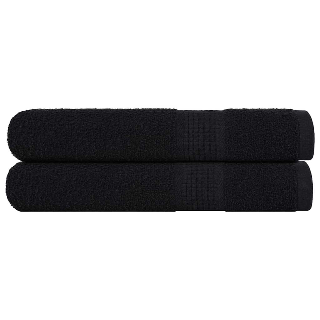 2 db FROGN törölköző fekete 100 x 200 cm 360 g/m²