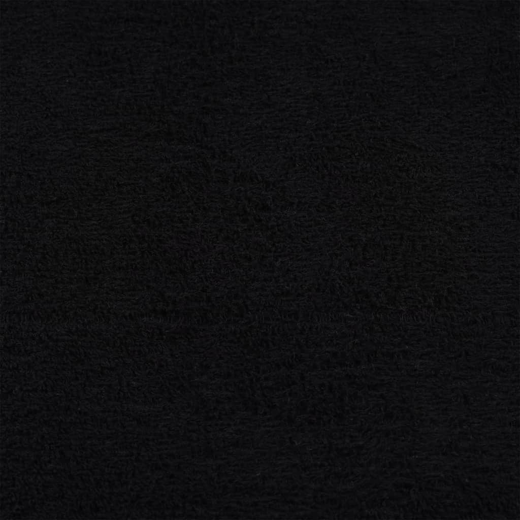 10 db FROGN törölköző fekete 100 x 200 cm 360 g/m²