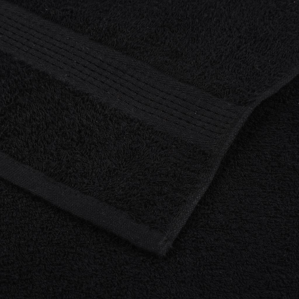 10 db FROGN törölköző fekete 100 x 200 cm 360 g/m²