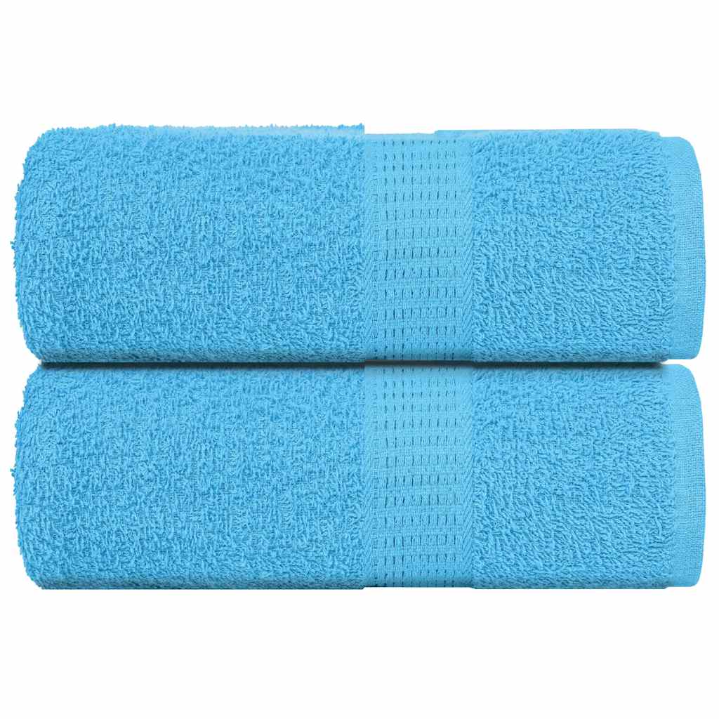 2 db türkizkék FROGN vendégtörölköző 30x50 cm 360 g/m²