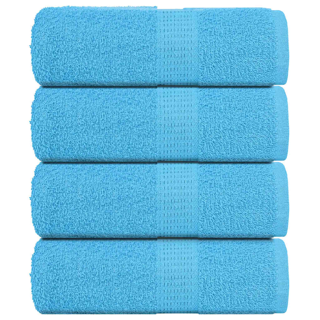 4 db türkizkék FROGN vendégtörölköző 30 x 50 cm 360 g/m²