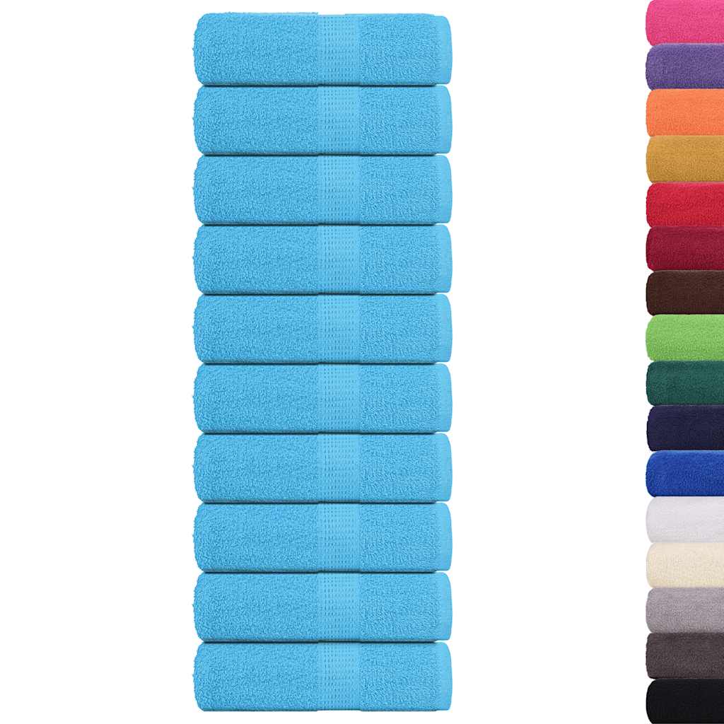 10 db türkizkék FROGN vendégtörölköző 30x50 cm 360 g/m²