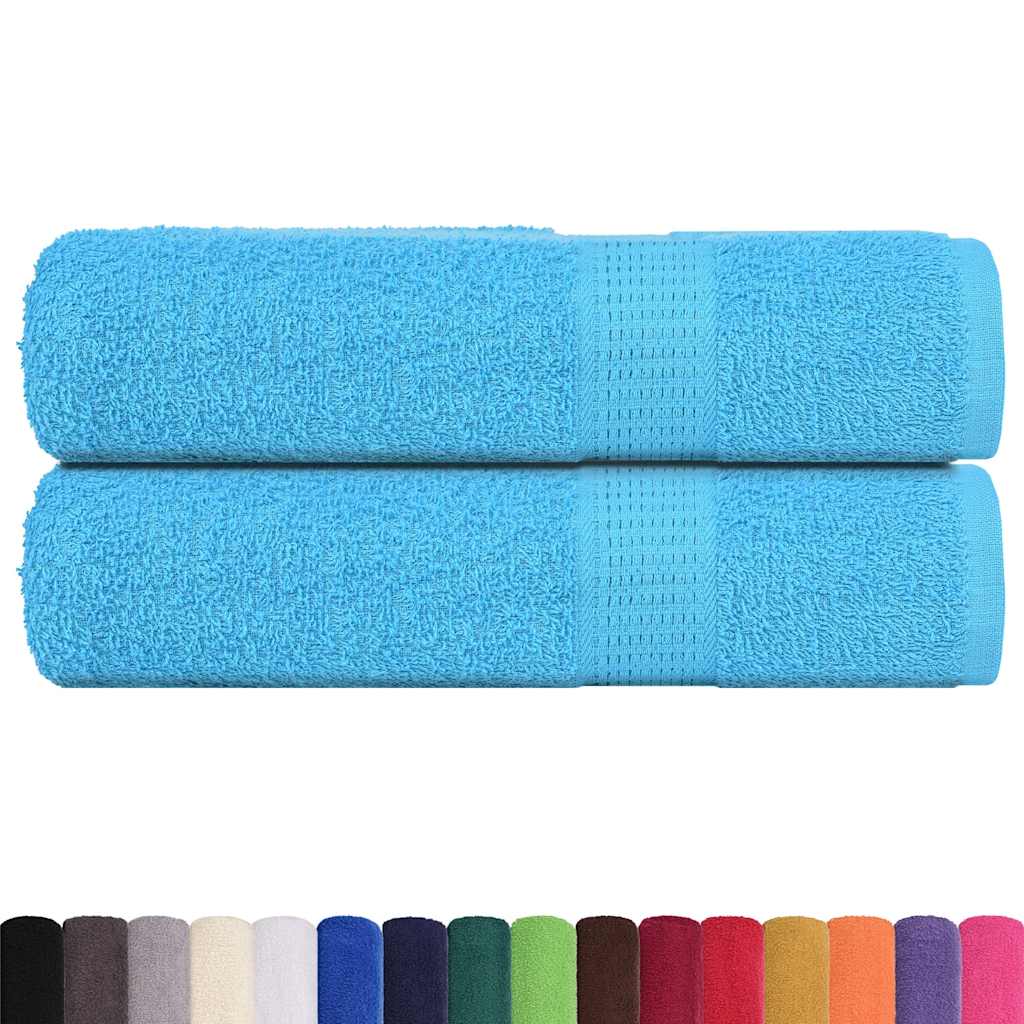 2 db türkizkék FROGN zuhanytörölköző 70 x 140 cm 360 g/m²