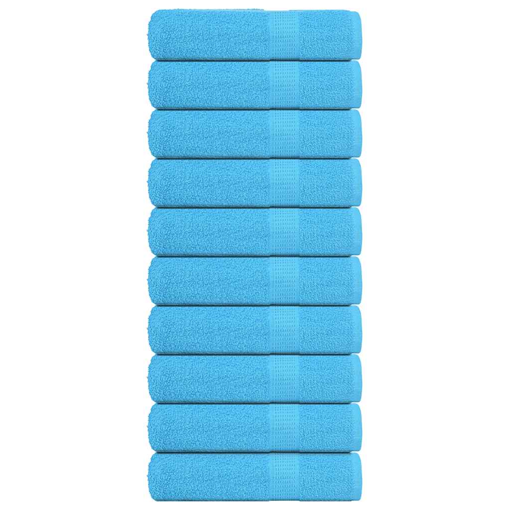 10 db türkizkék FROGN zuhanytörölköző 70 x 140 cm 360 g/m²
