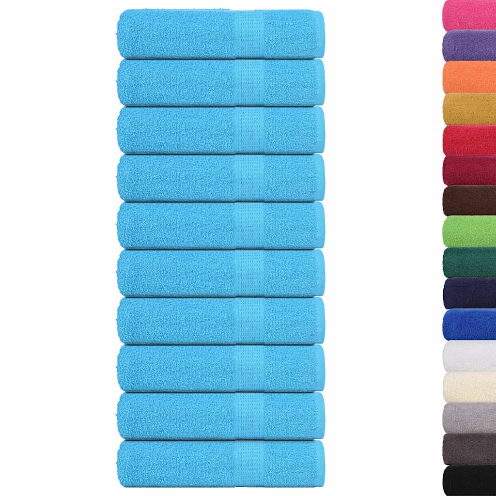 10 db türkizkék FROGN zuhanytörölköző 70 x 140 cm 360 g/m²