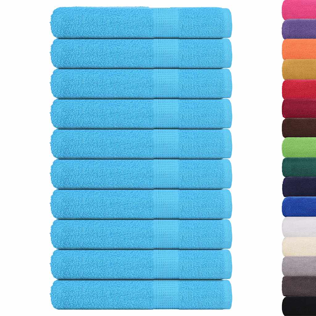 10 db türkizkék FROGN törölköző 100 x 200 cm 360 g/m²