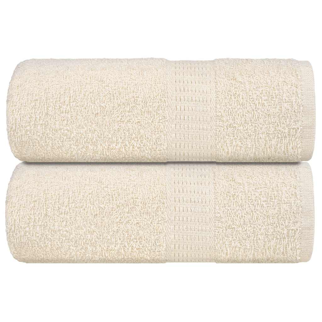 2 db krémszínű FROGN mosdótörlő 30 x 30 cm 360 g/m²