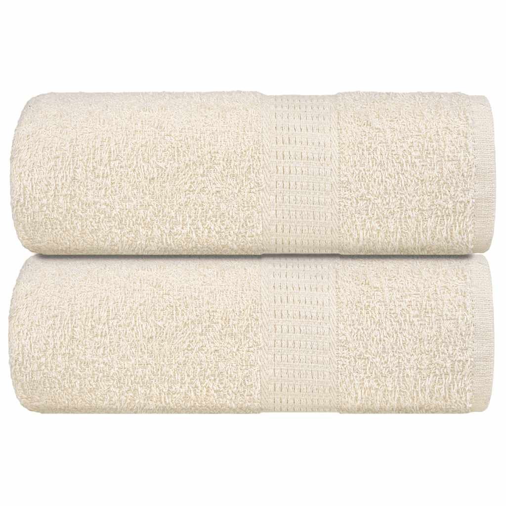 2 db krémszínű vendégtörölköző FROGN 30 x 50 cm 360 g/m²