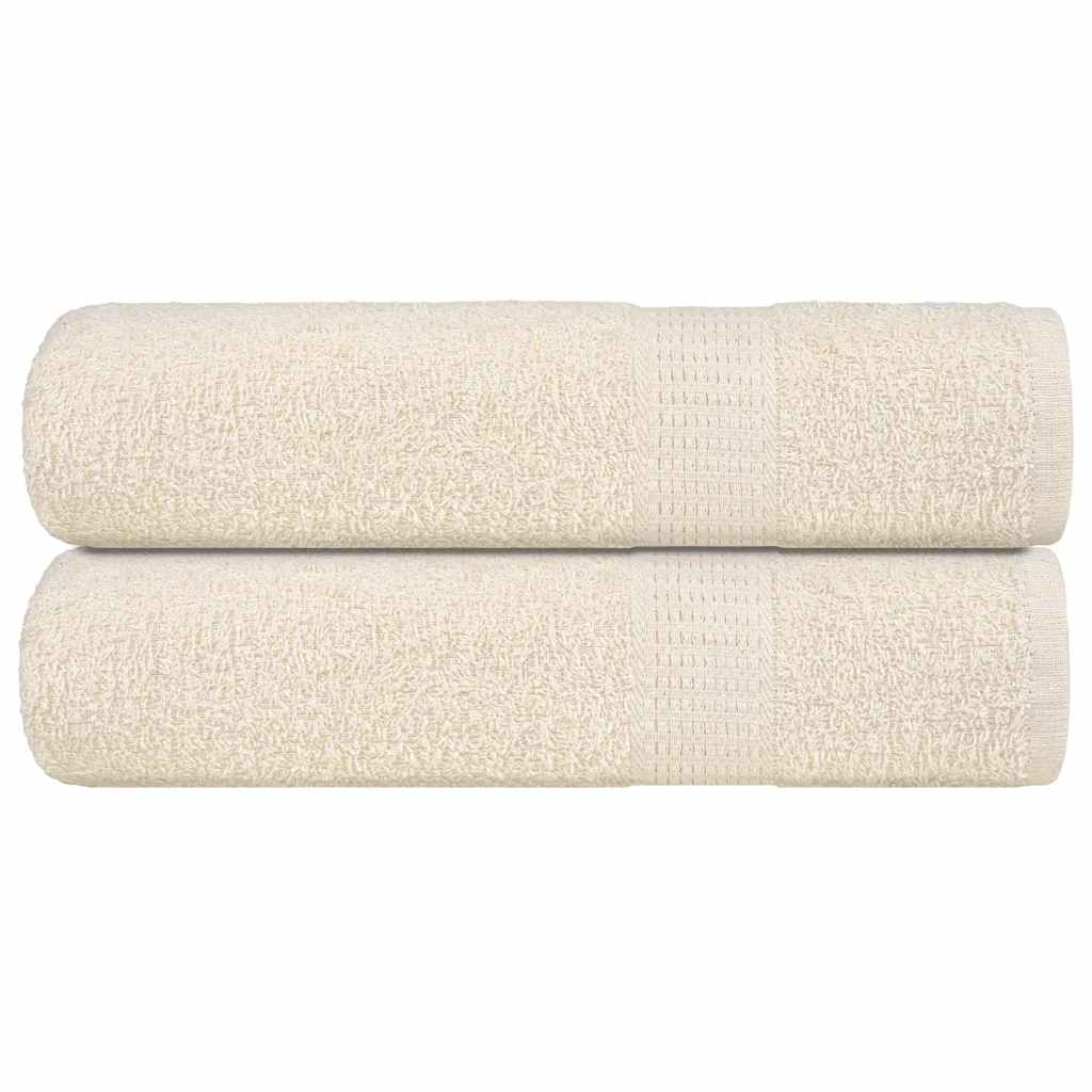 2 db krémszínű kéztörlő FROGN 50 x 100 cm 360 g/m²