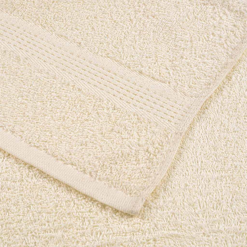 4 db krémszínű FROGN zuhanytörölköző 70 x 140 cm 360 g/m²