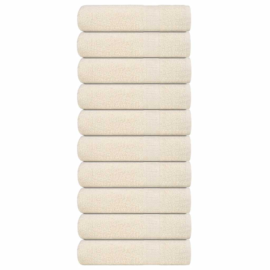 10 db krémszínű FROGN fürdőlepedő 100 x 150 cm 360 g/m²