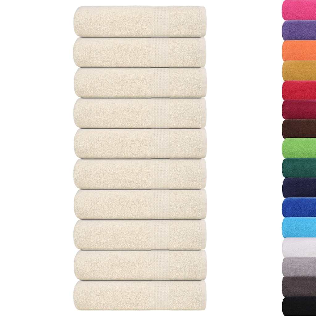 10 db krémszínű FROGN fürdőlepedő 100 x 150 cm 360 g/m²