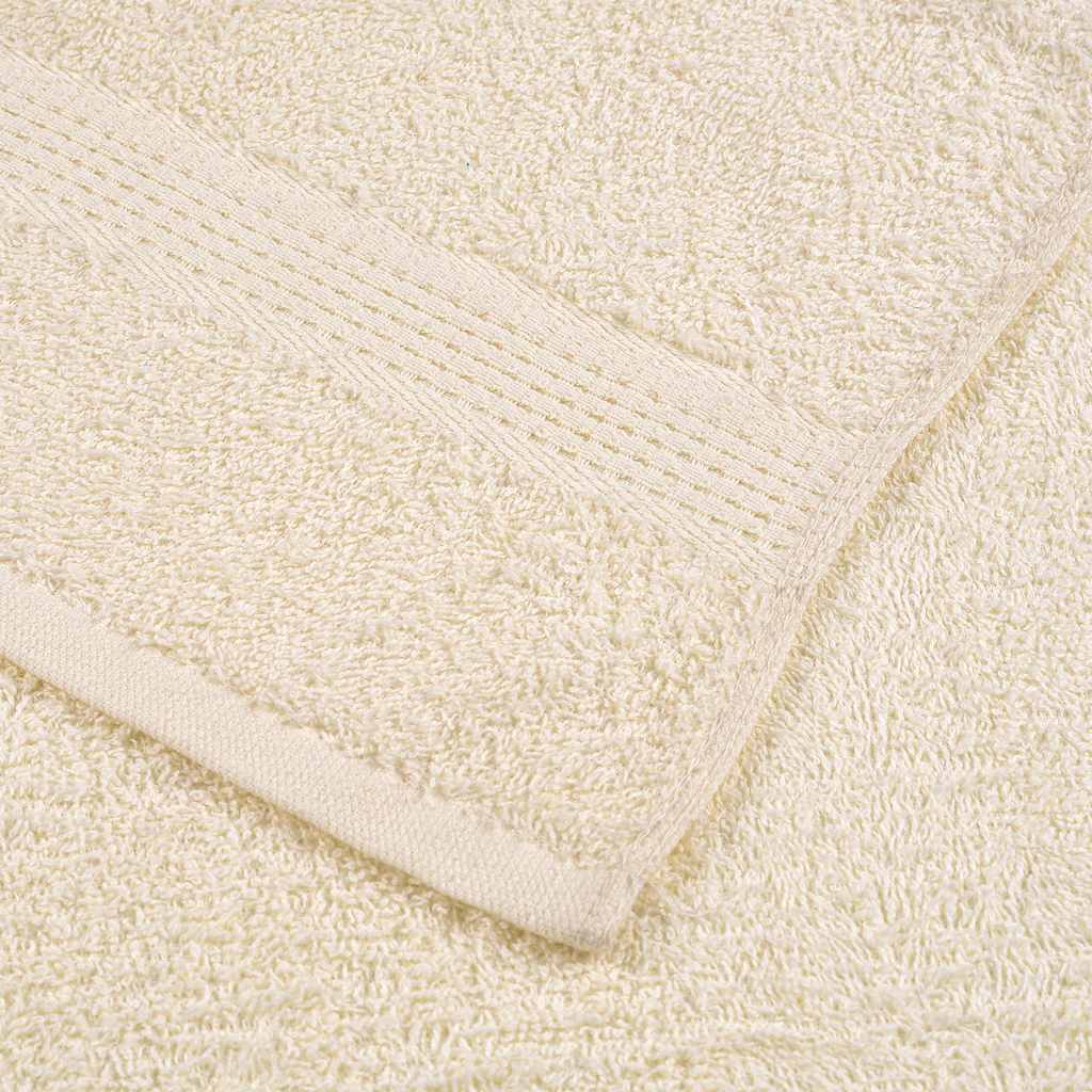 10 db krémszínű FROGN fürdőlepedő 100 x 150 cm 360 g/m²