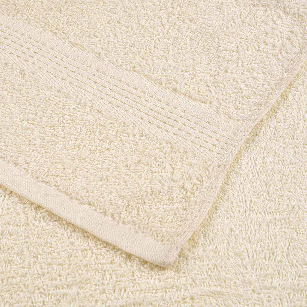 4 db krémszínű FROGN törölköző 100 x 200 cm 360 g/m²