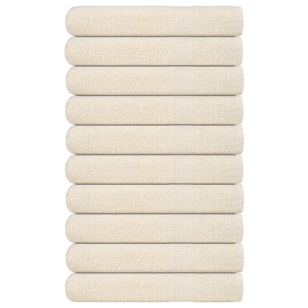 10 db krémszínű FROGN törölköző 100 x 200 cm 360 g/m²