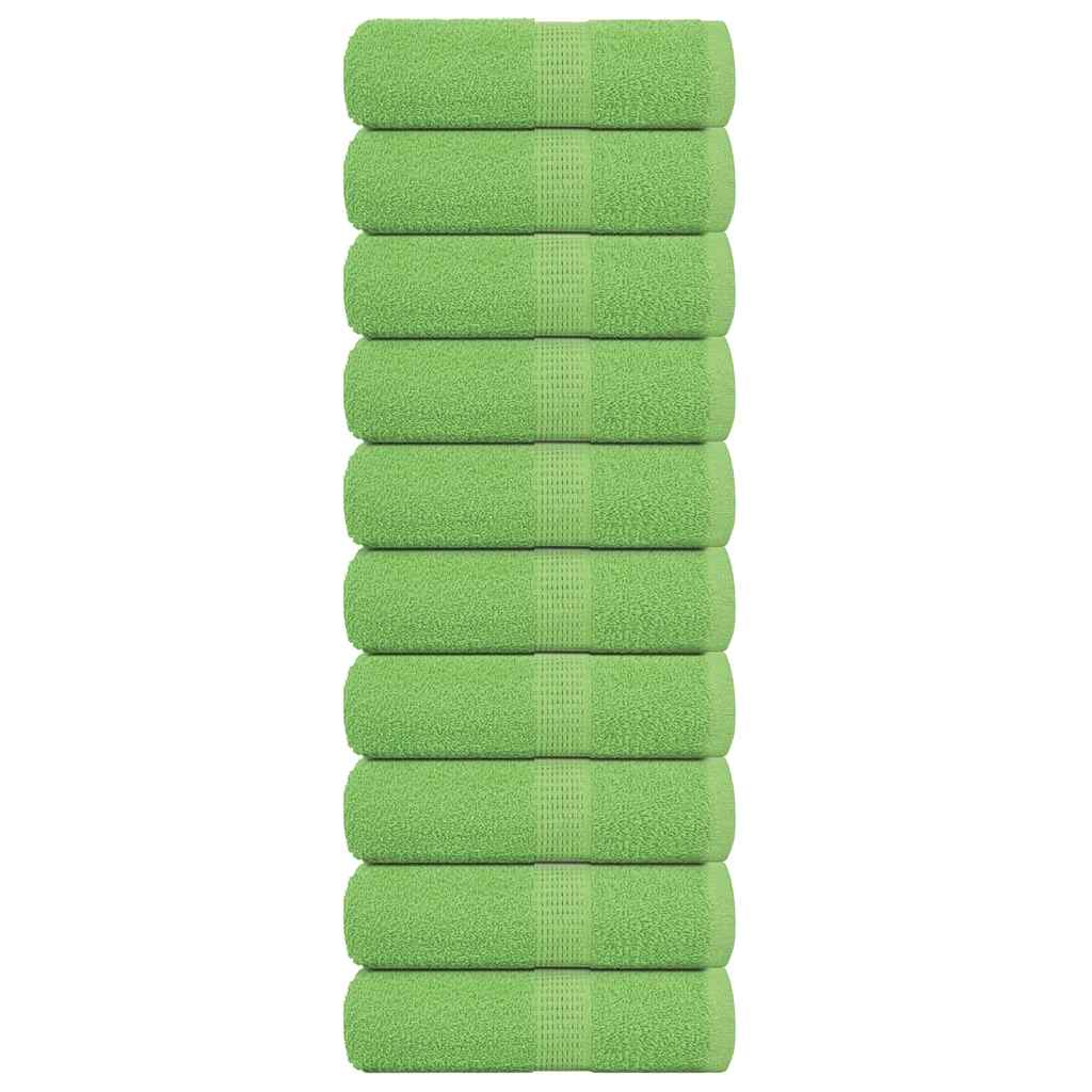 10 db FROGN vendégtörölköző almazöld 30 x 50 cm 360 g/m²