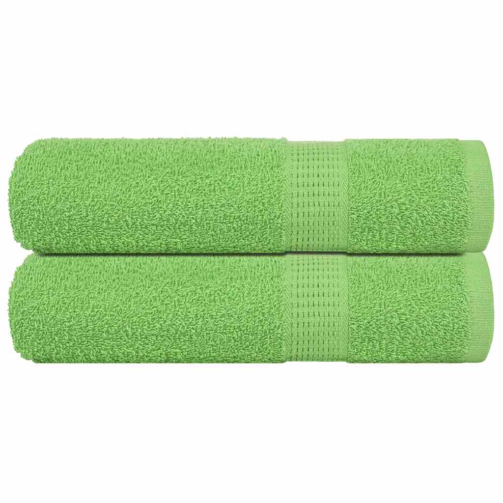 2 db FROGN kéztörlő almazöld 50 x 100 cm 360 g/m²