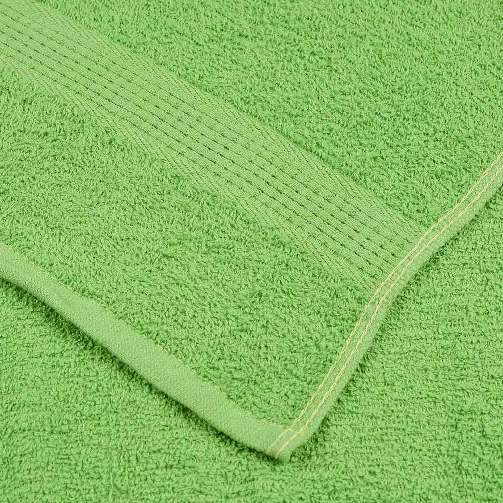 10 db FROGN kéztörlő almazöld 50 x 100 cm 360 g/m²