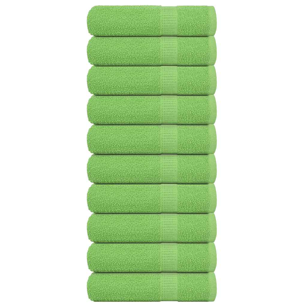 10 db FROGN fürdőlepedő almazöld 100 x 150 cm 360 g/m²