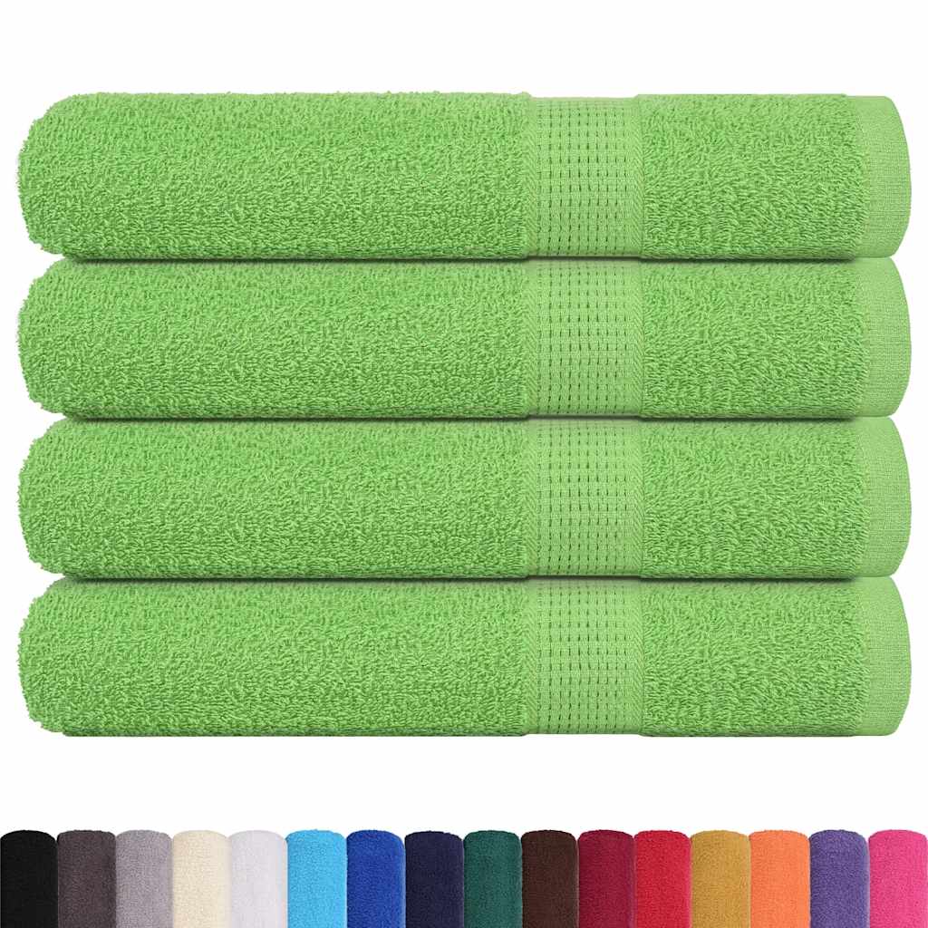 4 db FROGN szaunatörölköző almazöld 80 x 200 cm 360 g/m²
