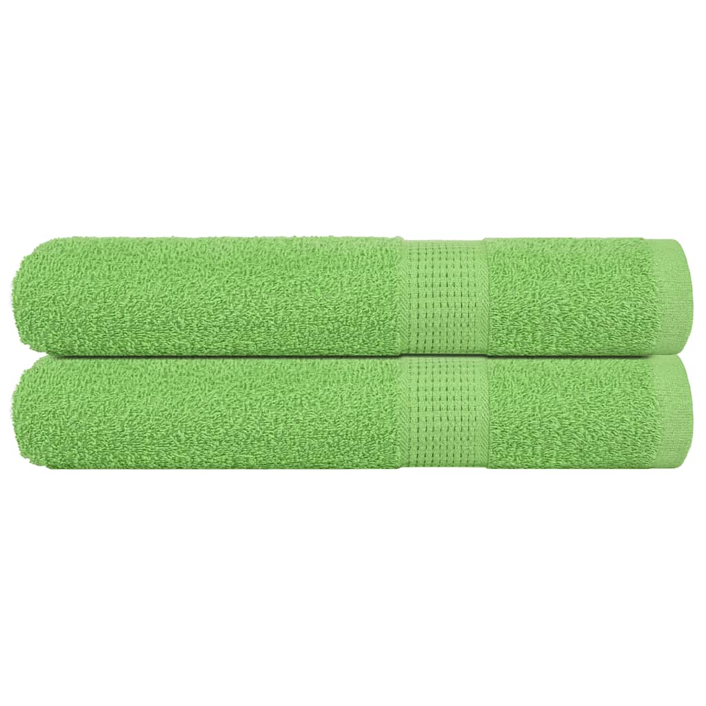 2 db FROGN törölköző almazöld 100 x 200 cm 360 g/m²