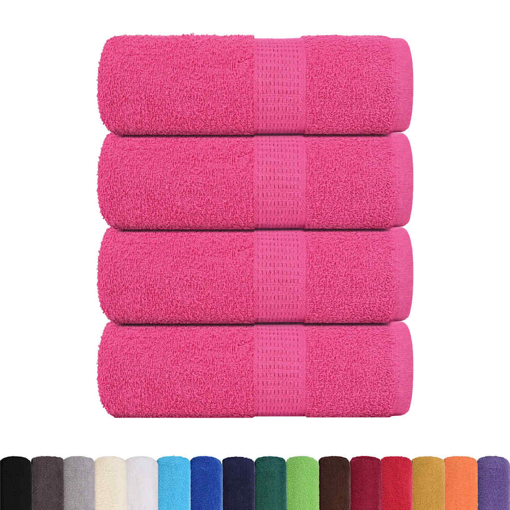 4 db rózsaszín FROGN mosdótörölköző 30 x 30 cm 360 g/m²