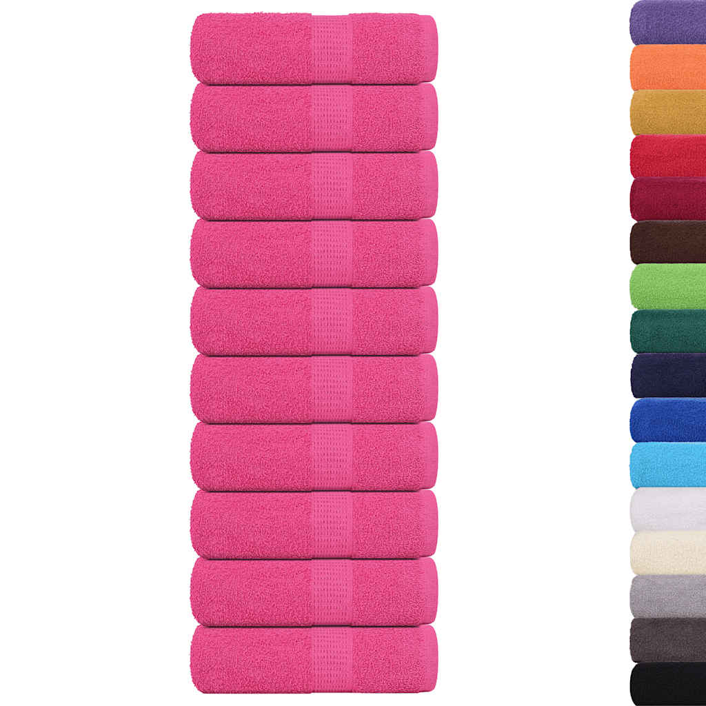 10 db rózsaszín FROGN mosdótörölköző 30 x 30 cm 360 g/m²