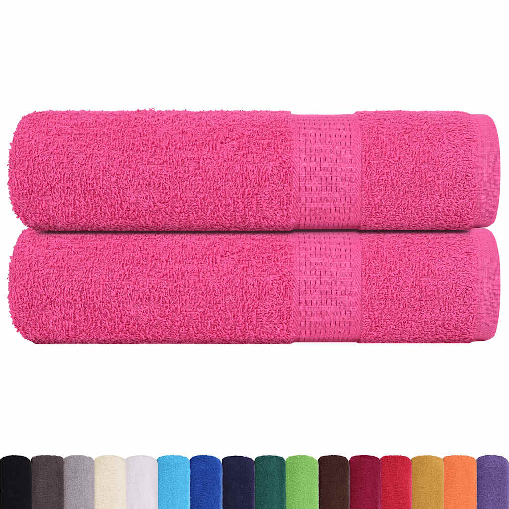 2 db FROGN mintás kéztörlő rózsaszín 50 x 100 cm 360 g/m²
