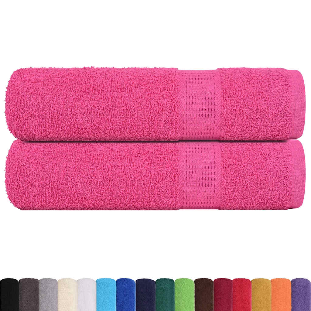 Zuhanytörölközők FROGN 2 db Pink 70x140 cm 360 gsm