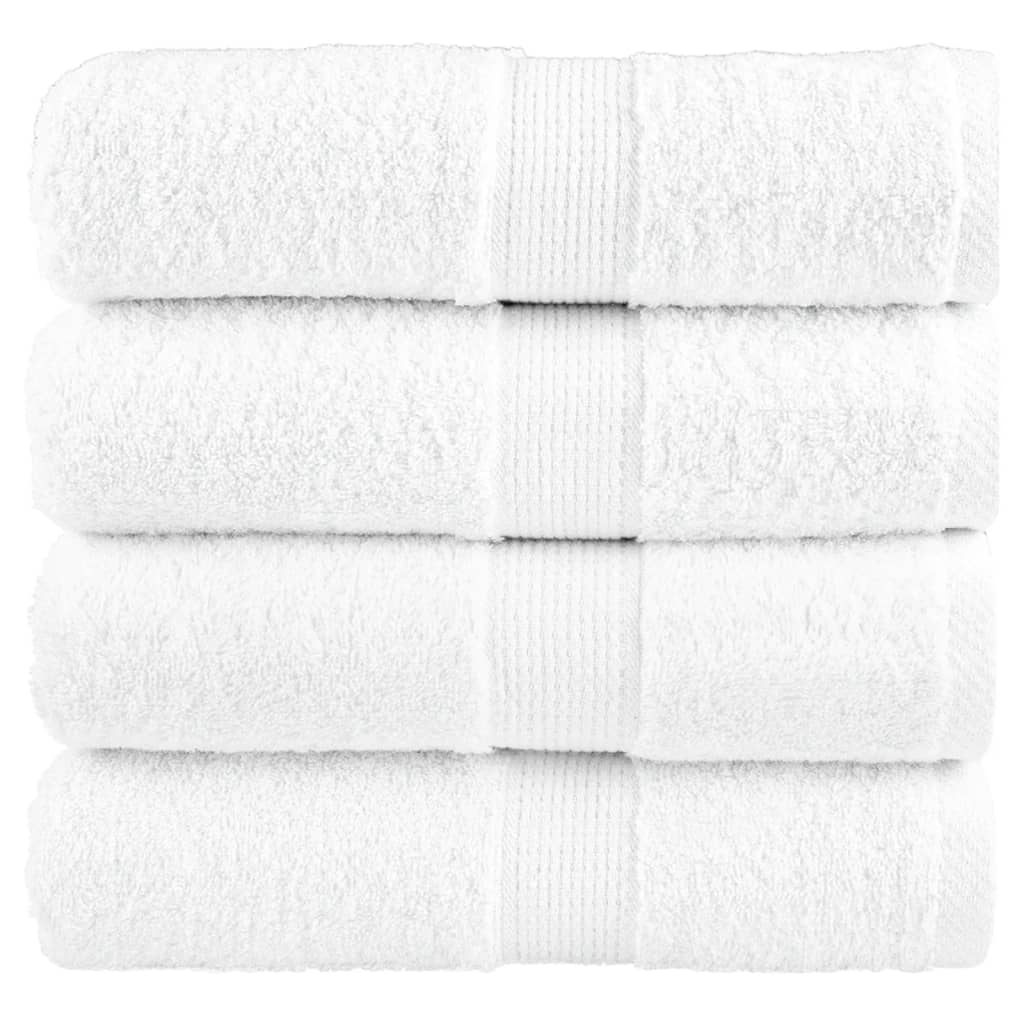 4 db prémium SOLUND mosdótörölköző fehér 30 x 30 cm 600 g/m²