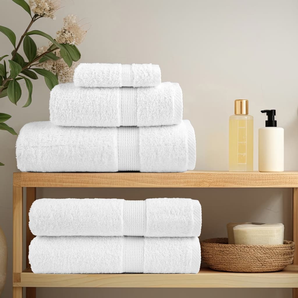 2 db prémium vendégtörölköző SOLUND fehér 30 x 50 cm 600 g/m²