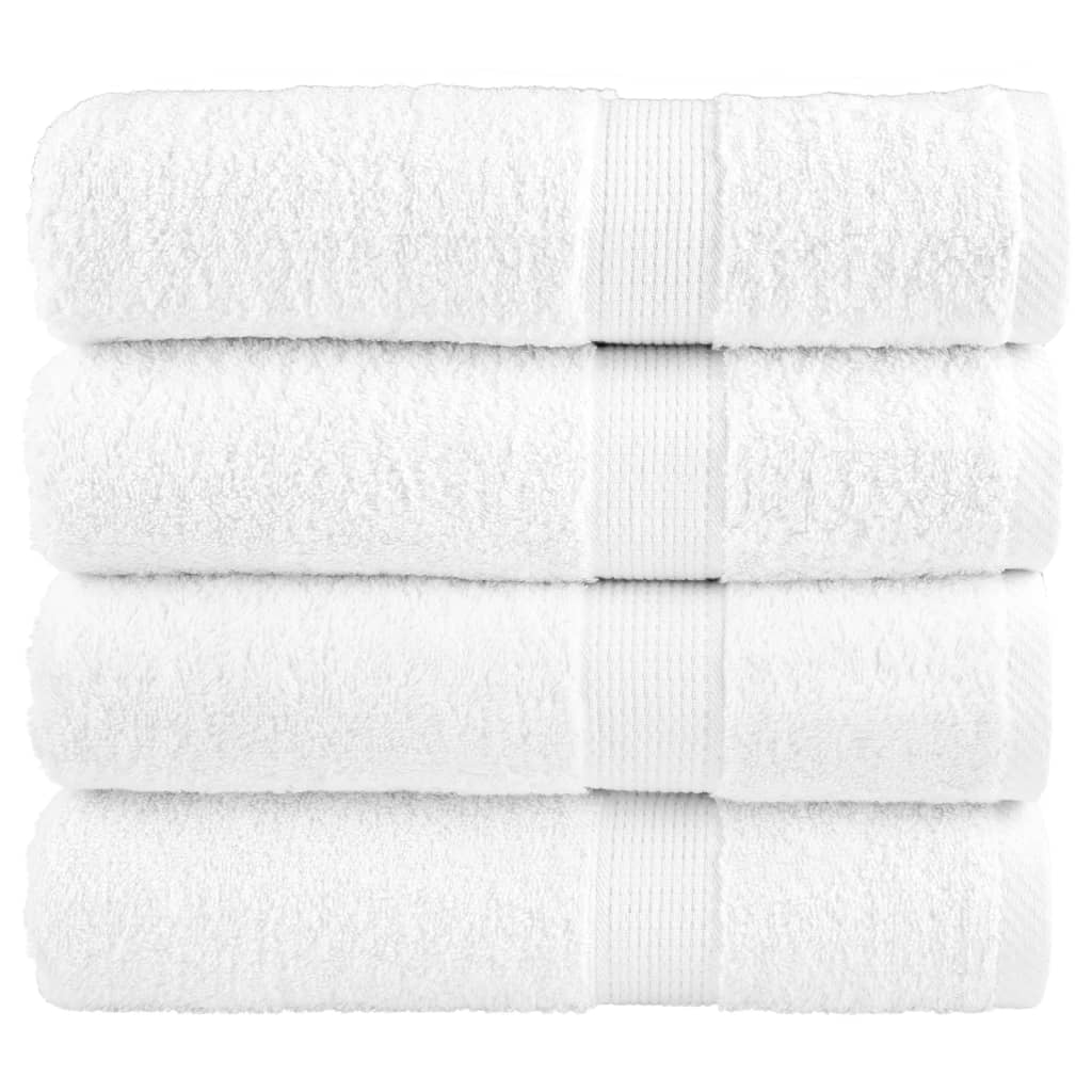 prémium kéztörlő SOLUND 4 db fehér 50 x 100 cm 600 g/m²