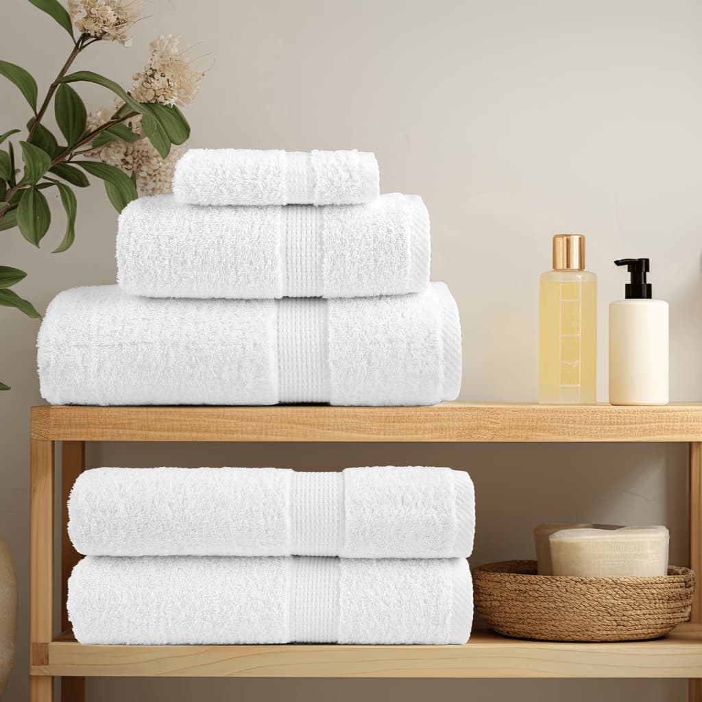 prémium kéztörlő SOLUND 4 db fehér 50 x 100 cm 600 g/m²