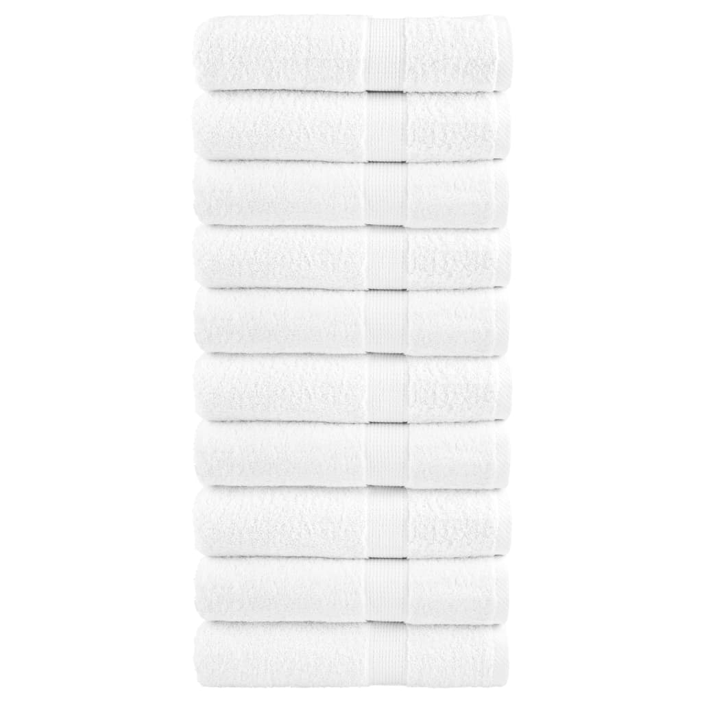 prémium kéztörlő SOLUND 10 db fehér 50 x 100 cm 600 g/m²