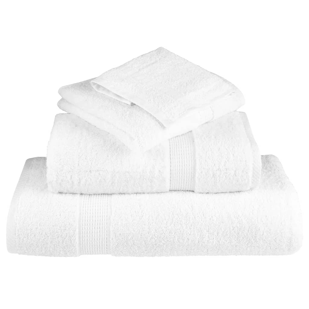 prémium fürdőlepedők SOLUND 10 db fehér 70 x 140 cm 600 g/m²