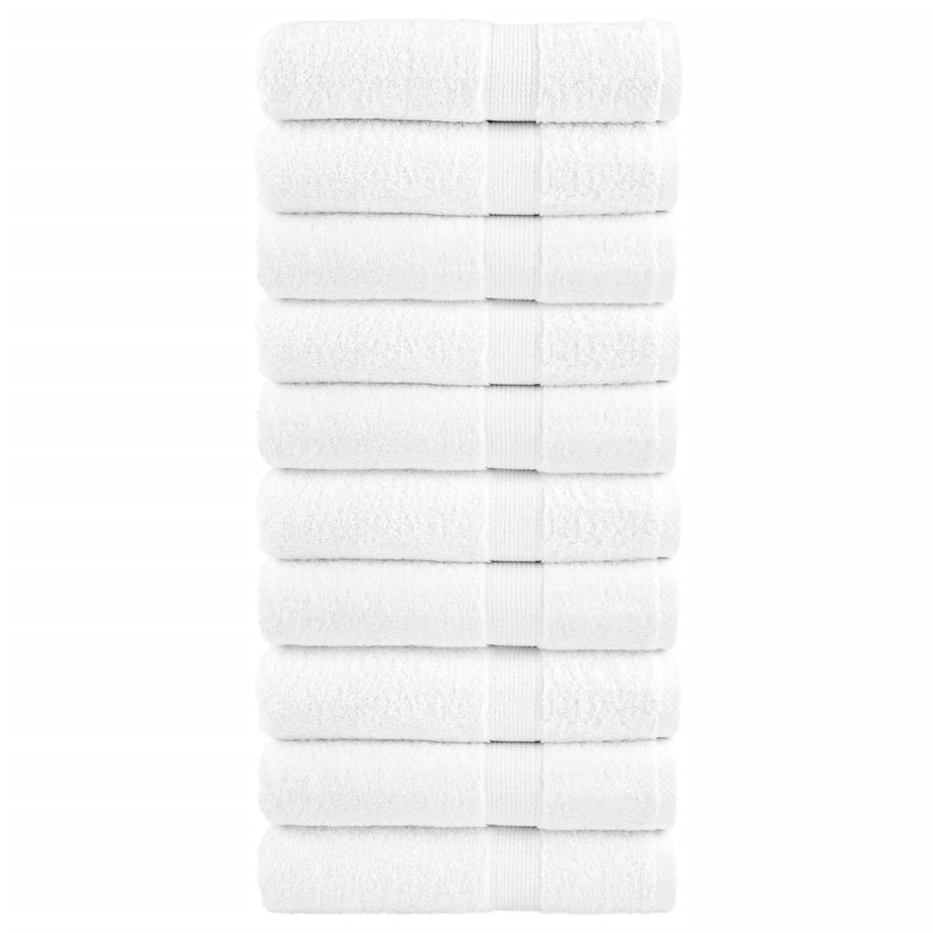 10 db prémium fürdőlepedő SOLUND fehér 100 x 150 cm 600 g/m²
