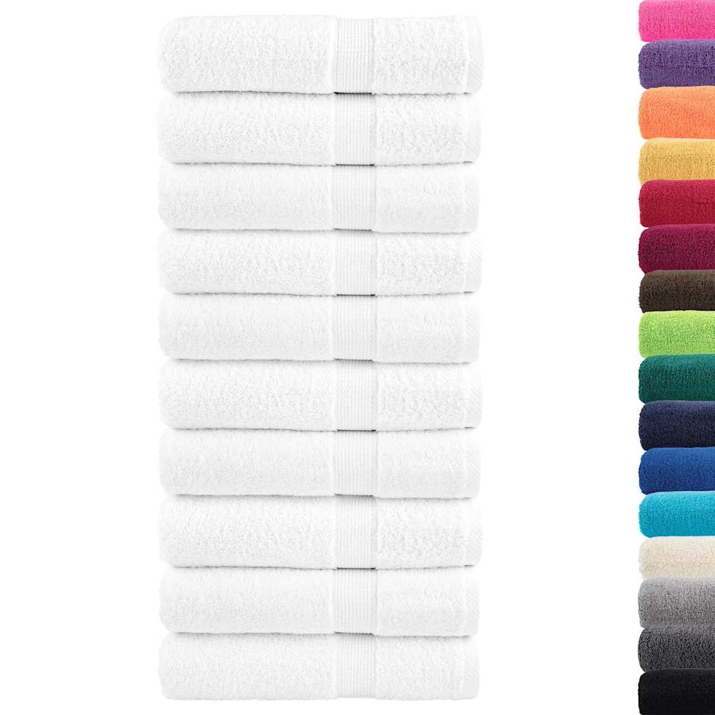 10 db prémium fürdőlepedő SOLUND fehér 100 x 150 cm 600 g/m²