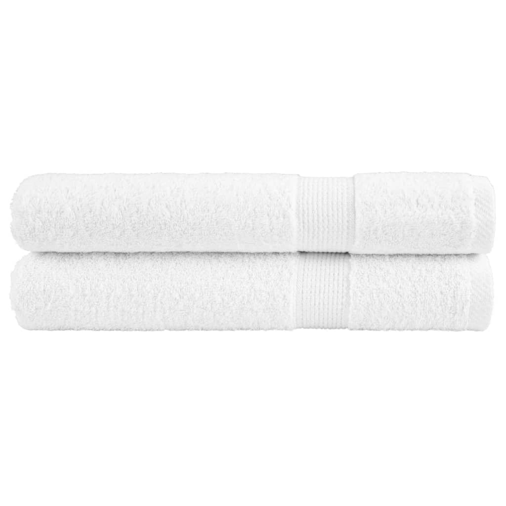prémium szaunatörölköző SOLUND 2 db fehér 80 x 200 cm 600 g/m²