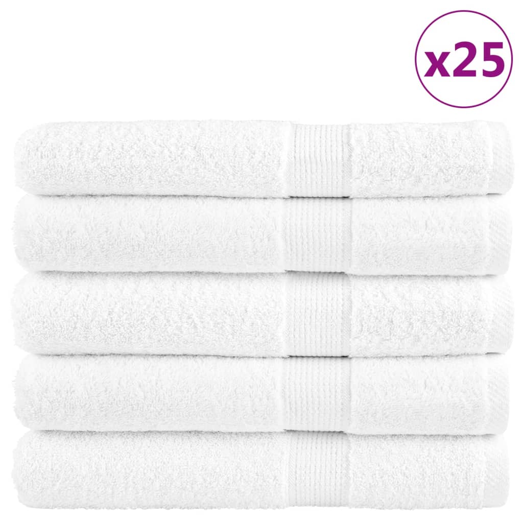 prémium szaunatörölközők SOLUND 50 db fehér 80 x 200 cm 600 g/m²