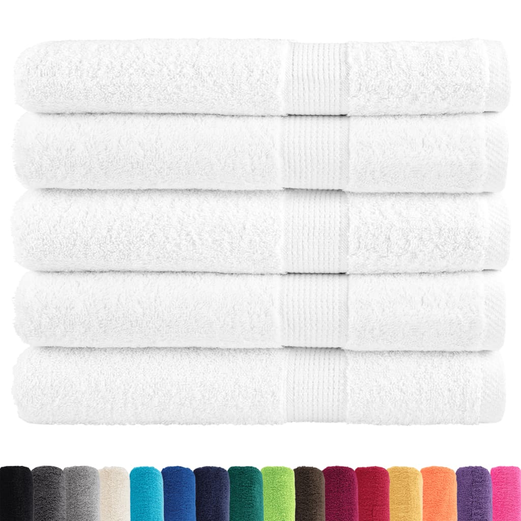 prémium szaunatörölközők SOLUND 50 db fehér 80 x 200 cm 600 g/m²