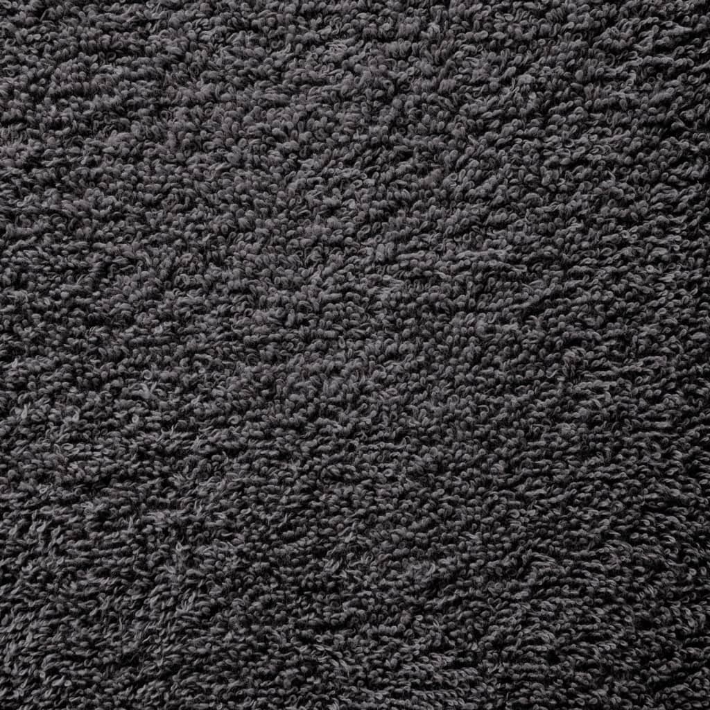 prémium kéztörlő SOLUND 10 db antracitszürke 50 x 100 cm 600 g/m²