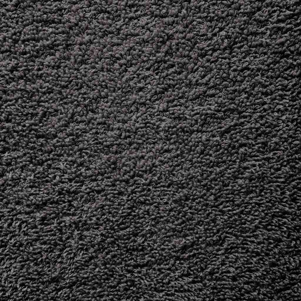 prémium fürdőlepedők SOLUND 10 db antracitszürke 70 x 140 cm 600 g/m²