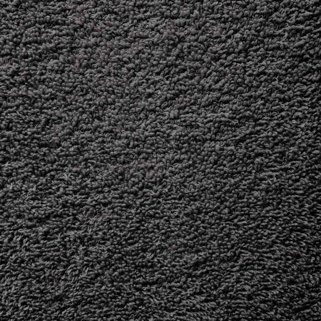 prémium szaunatörölköző SOLUND 2 db antracitszürke 80x200 cm 600 g/m²