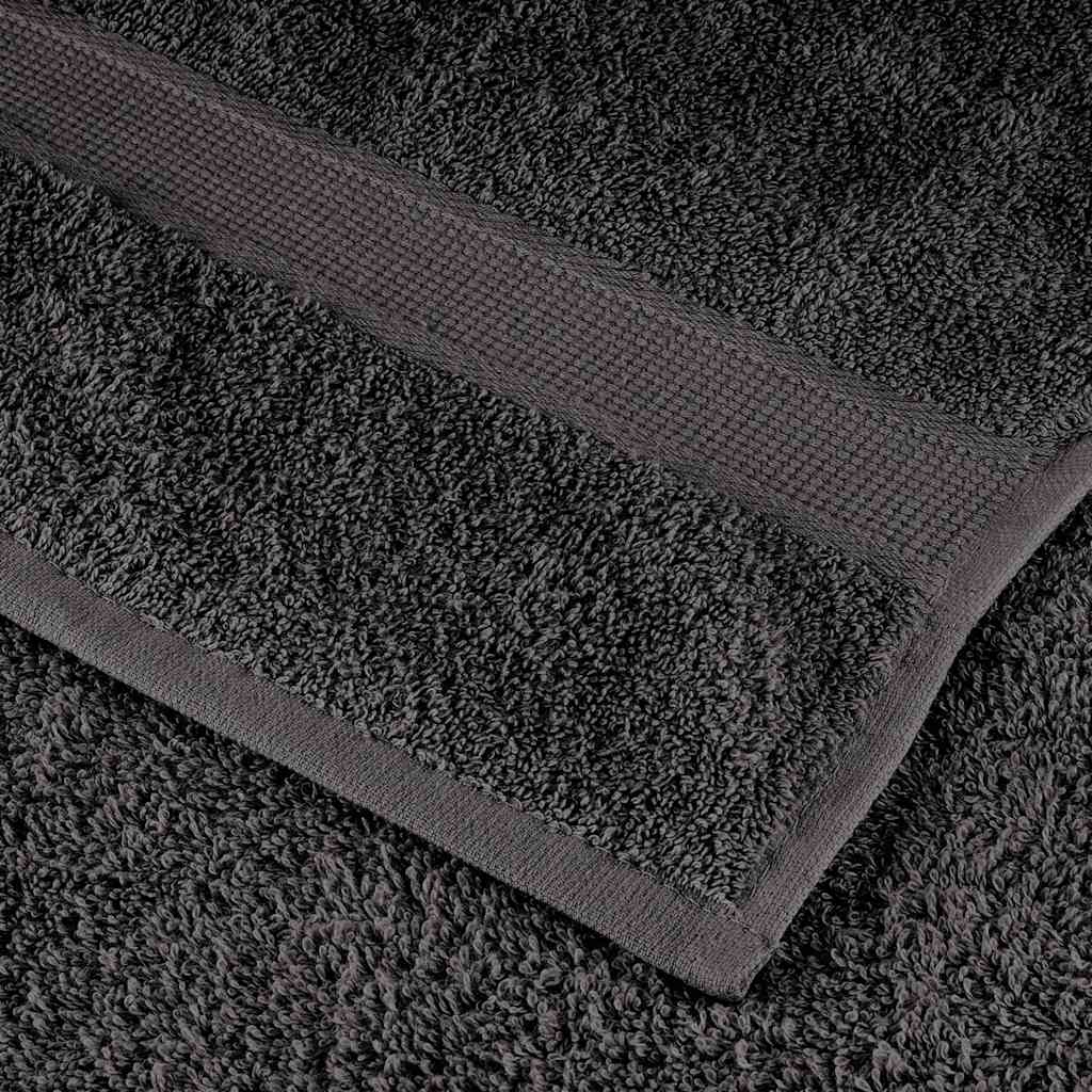 prémium törölköző SOLUND 50 db antracitszürke 100 x 200 cm 600 g/m²