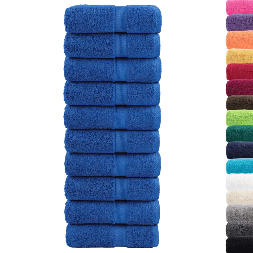 prémium mosdótörölköző SOLUND 10 db kék 30 x 30 cm 600 g/m²