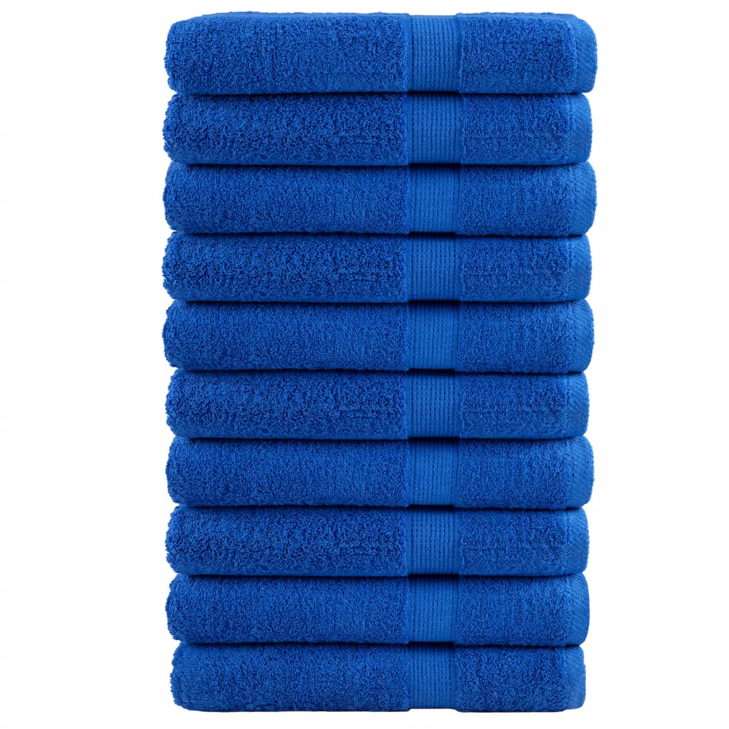 prémium törölköző SOLUND 10 db kék 100 x 200 cm 600 g/m²