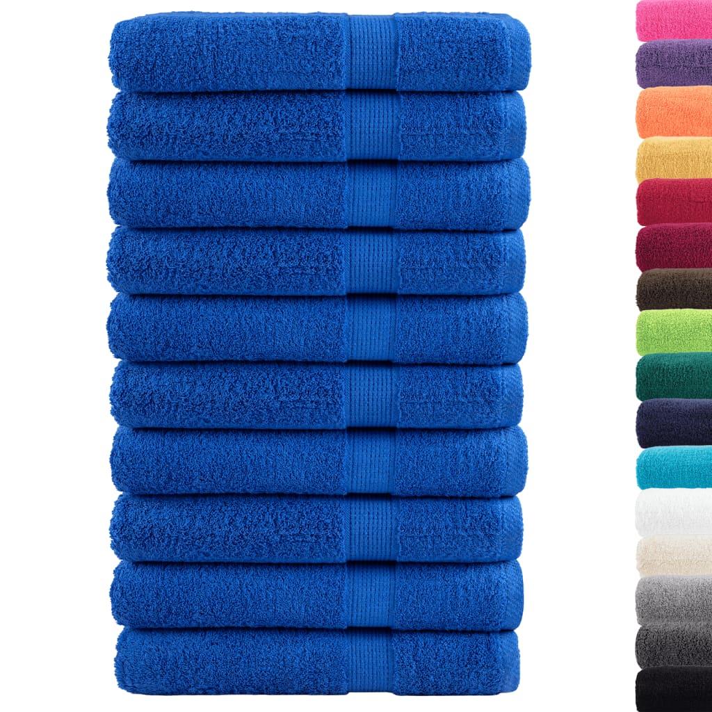 prémium törölköző SOLUND 10 db kék 100 x 200 cm 600 g/m²